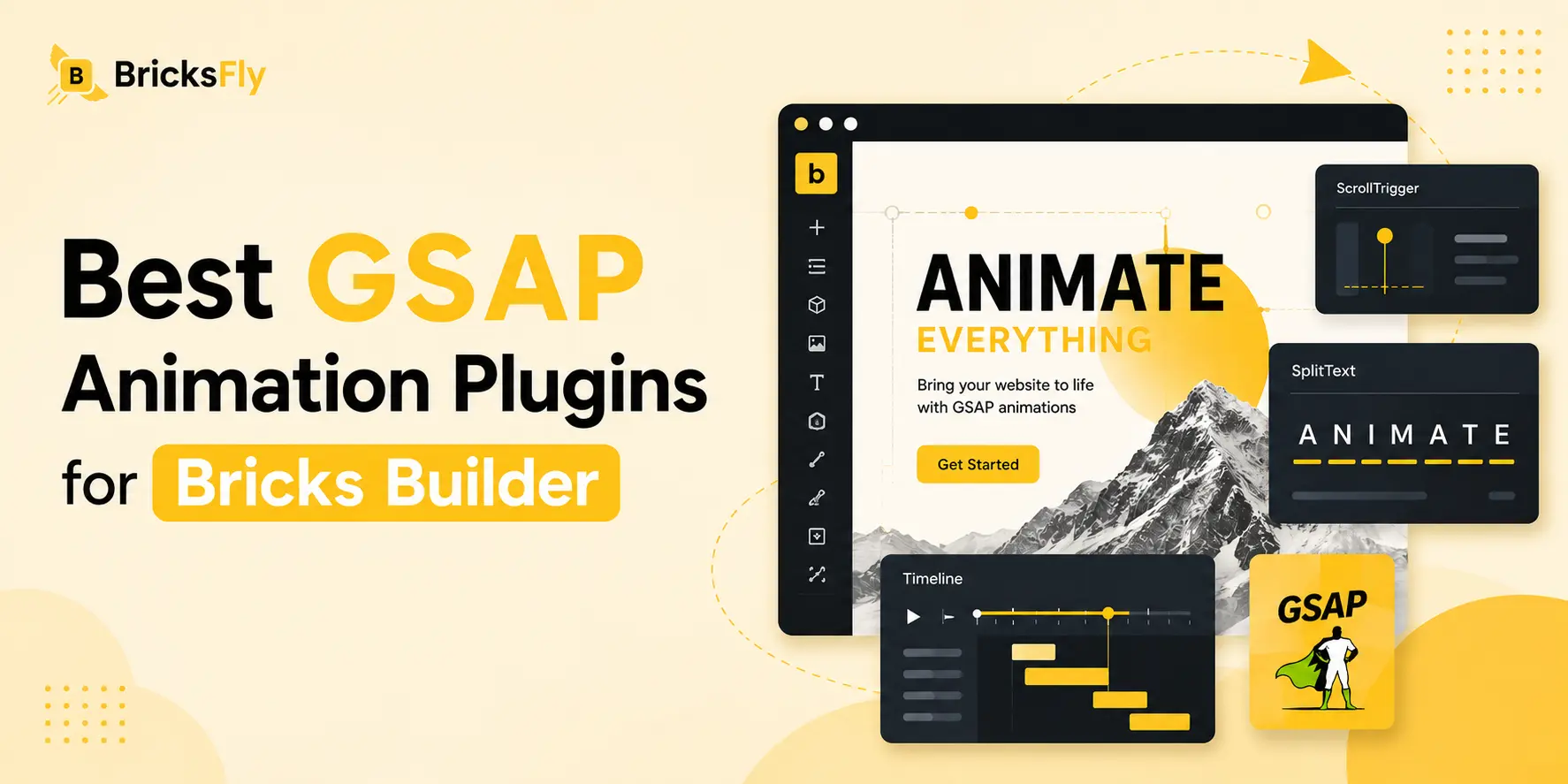 Best gsap animation plugins for bricks builder