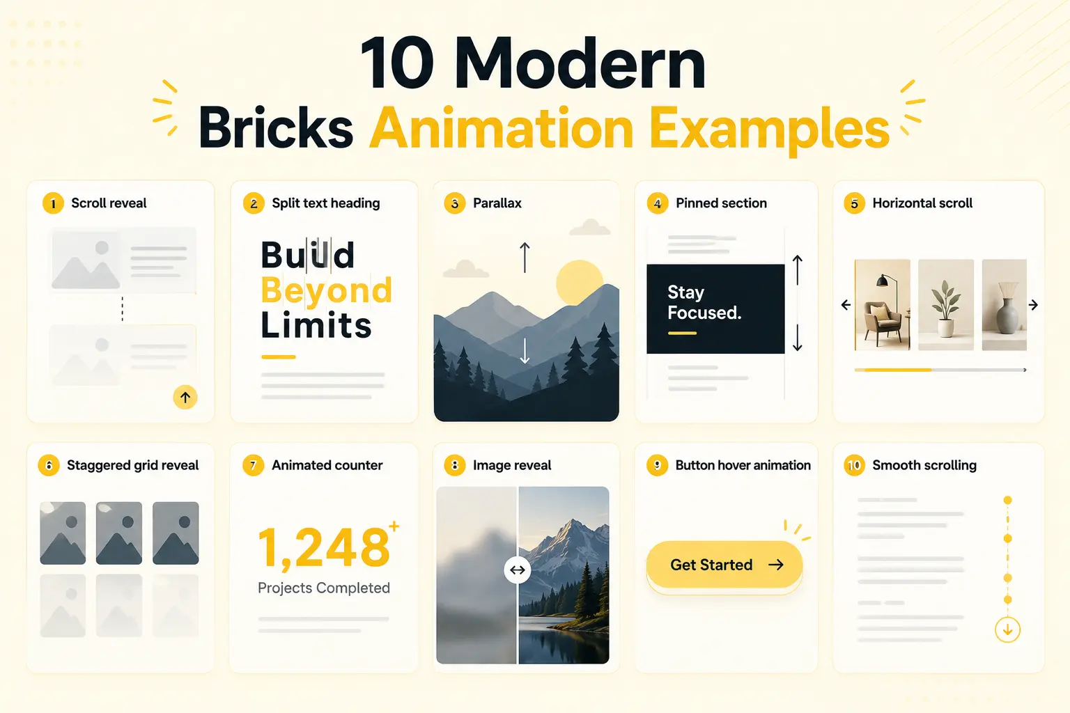 10 modern bricks animation examples