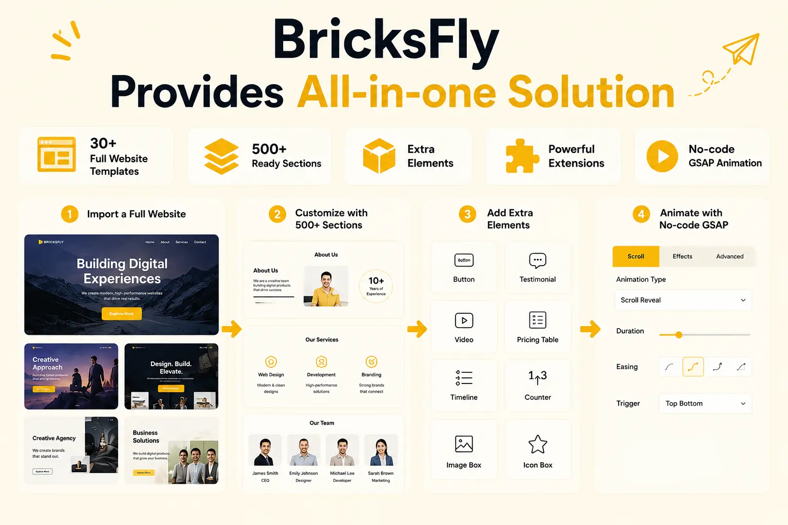 Bricksfly provides all in one solution
