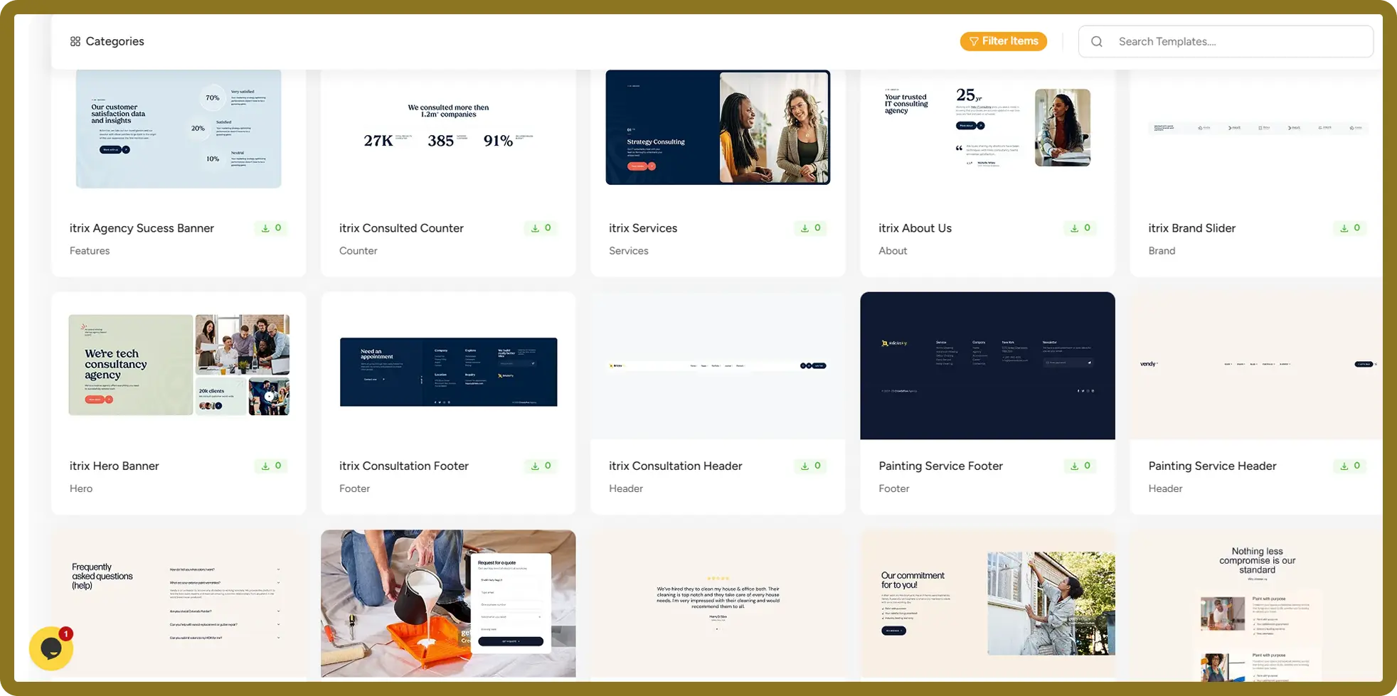 Build pages with 500 premium sections