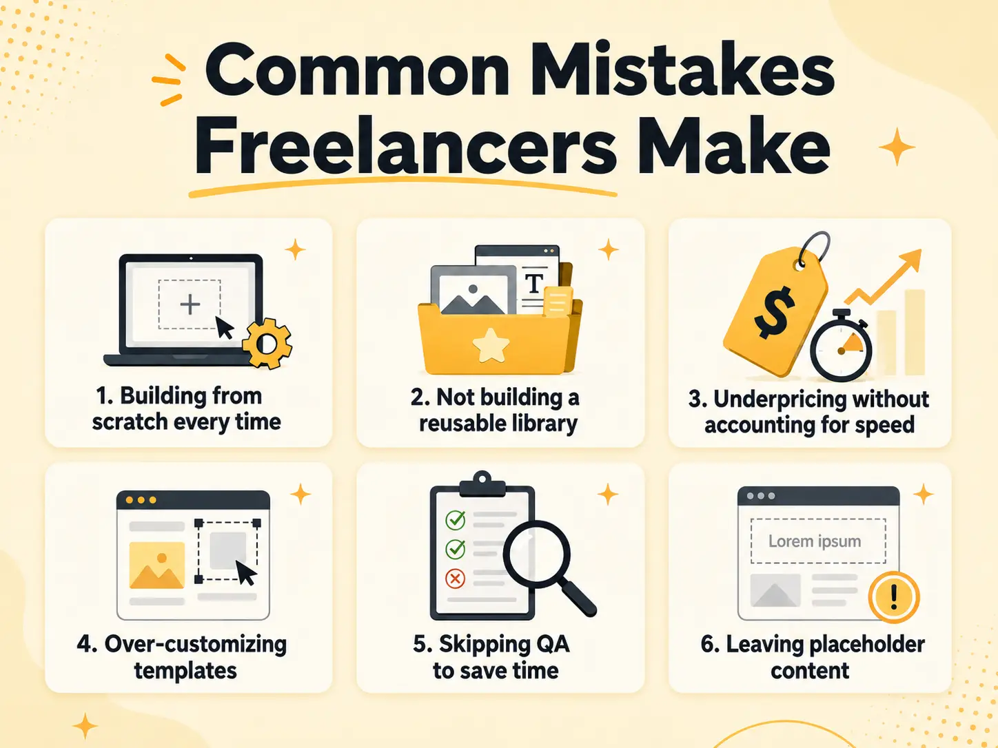 Common mistakes freelancers make