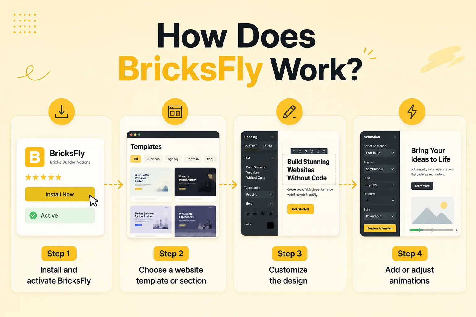 How does bricksfly work
