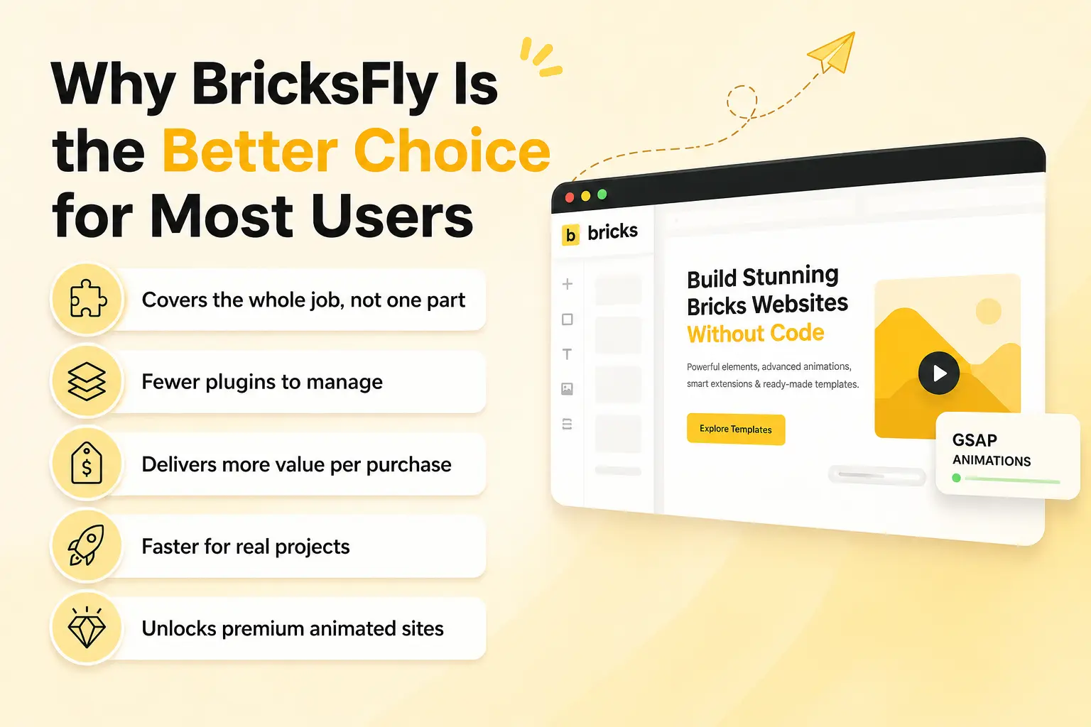Why bricksfly is the better choice for most users