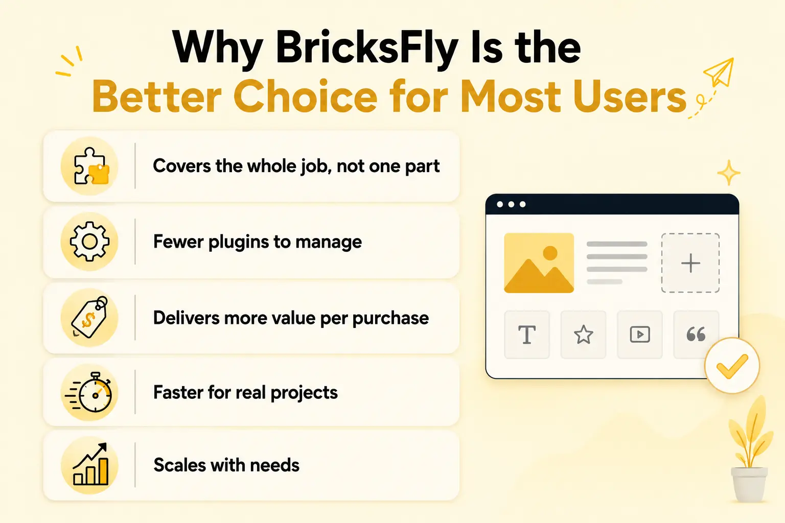 Why bricksfly is the better choice for most users
