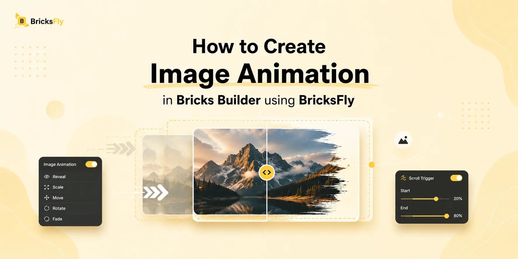 How to Create Image Animation in Bricks Builder using BricksFly