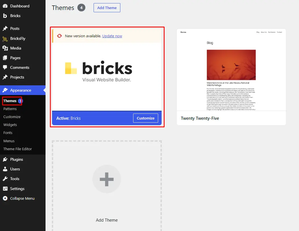 Requirement of bricksfly