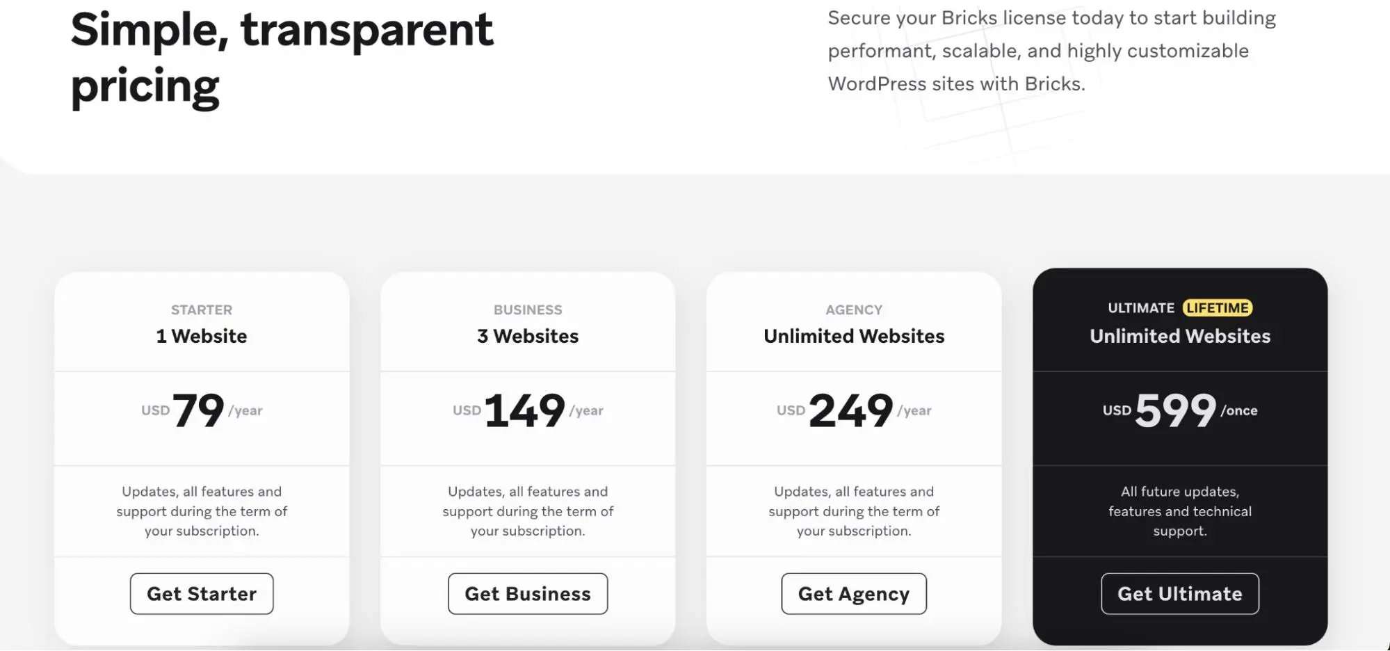 Bricks starter plan 79year