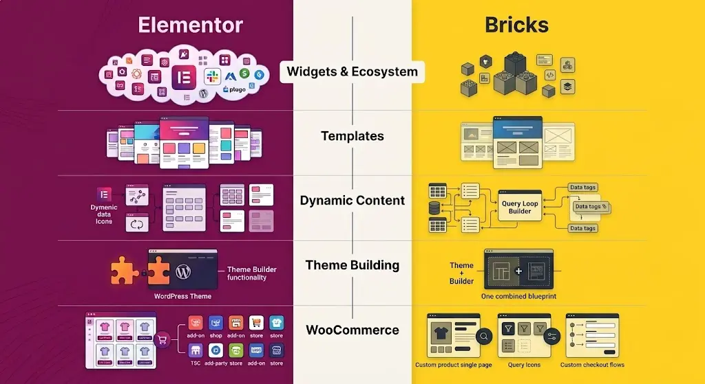 Features and website building capabilities