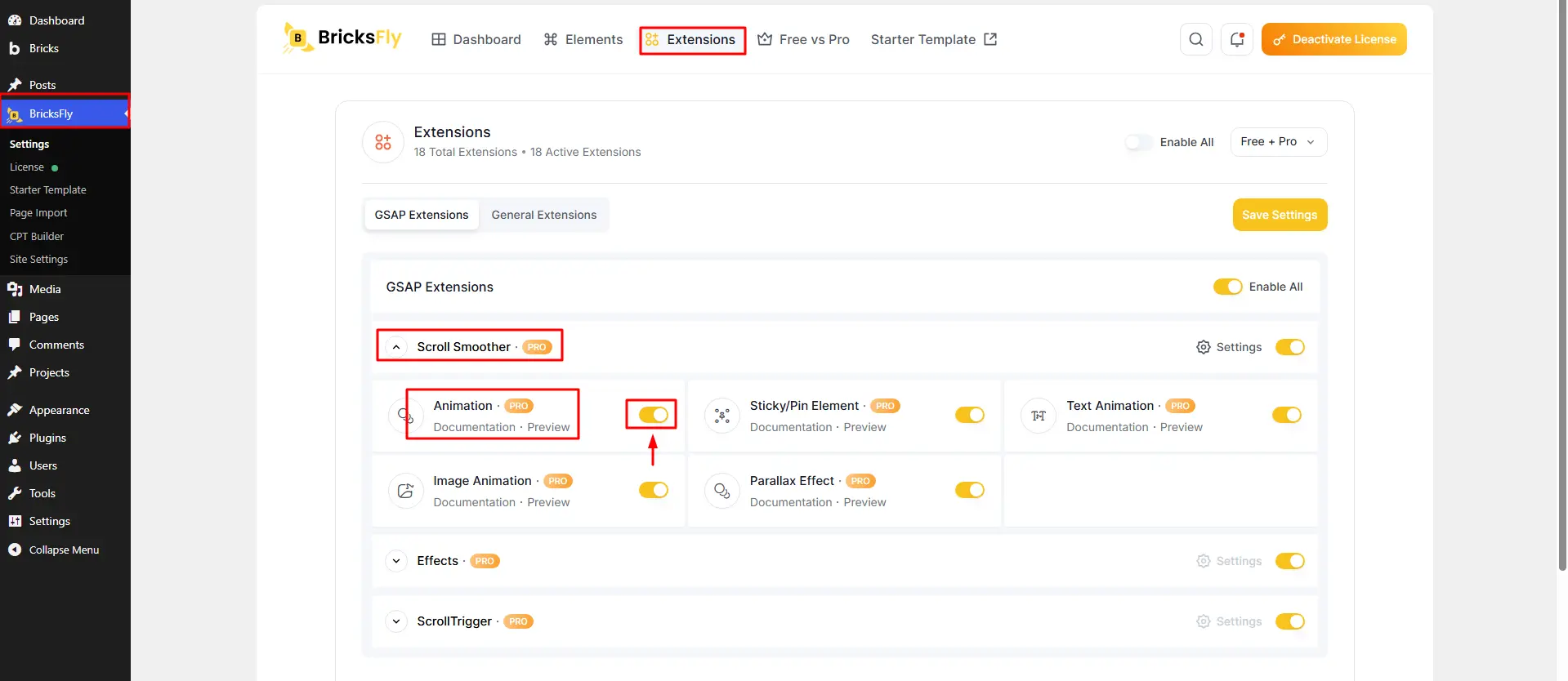Activaste advanced animation 