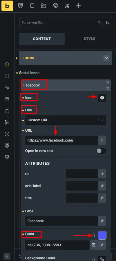 Configure socail platform