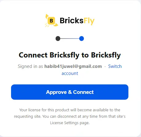 Approve connect