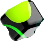 Glass 3 d colors dimension